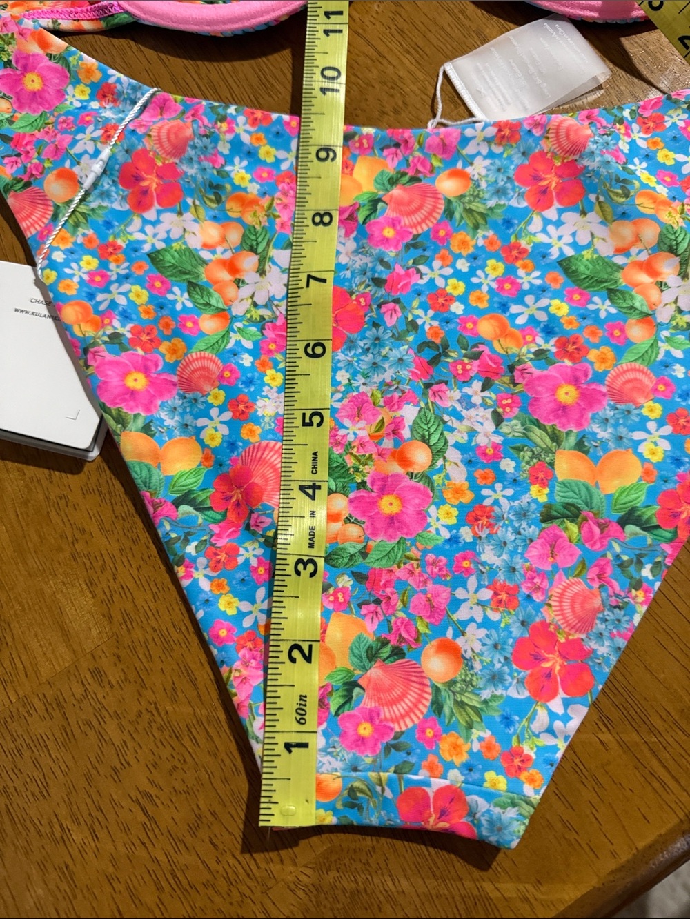 Kulani Kinis Floral Bikini in Pink, Blue, Orange, Yellow - Picture 14 of 14